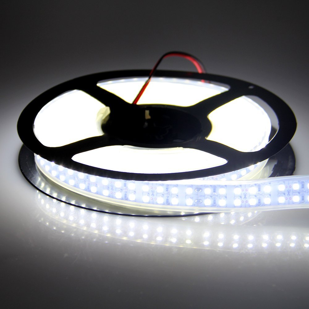 Double Row 1200leds 3528 Cool Whit Flexible Strip